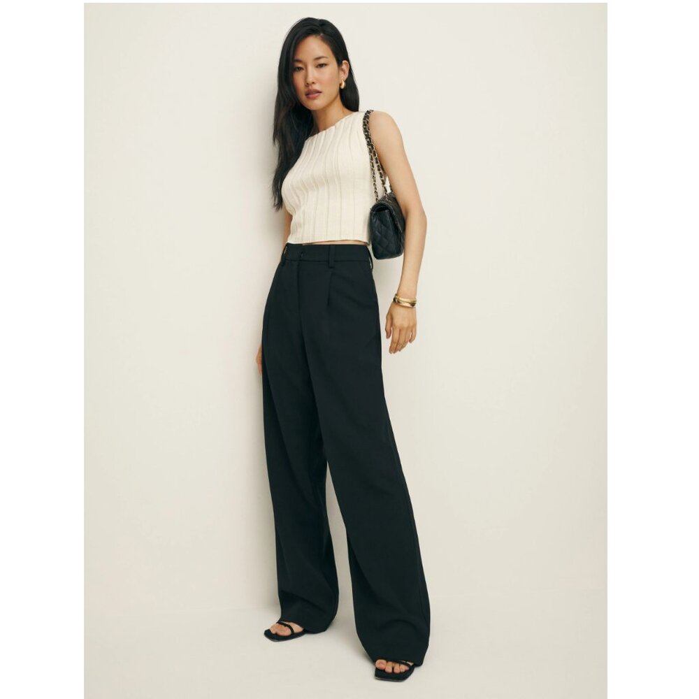 Reformation Alex Pant in Black